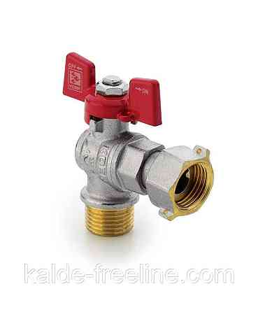 Кран з накидною гайкою 1/2" ГШМ Koer кутовий Харків