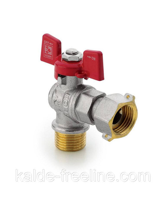 Кран з накидною гайкою 1/2" ГШМ Koer кутовий Харків - фото 1