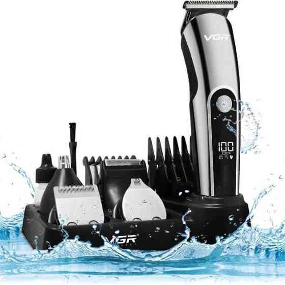 Акумуляторна машинка для стрижки волосся з насадками, Універсальні машинки для стрижки волосся AL-27 Львів