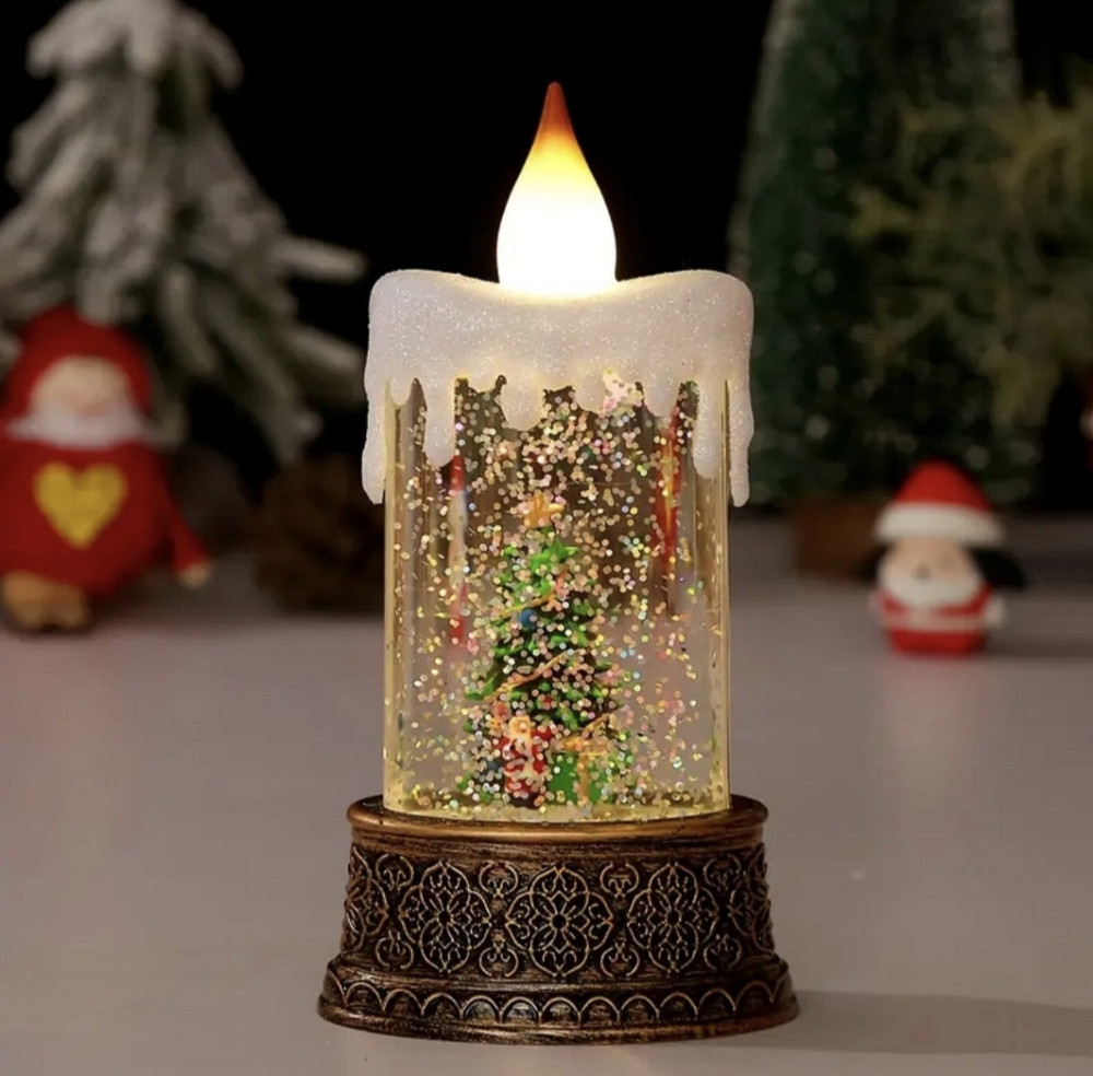 Новорічна LED свічка на батарейках Сміла - фото 1