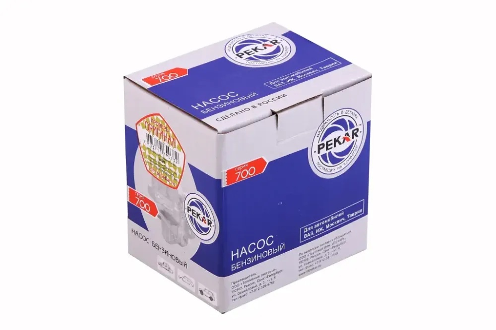 Насос паливний 2101 пленженый Pekar + прокладка Вінниця - фото 5