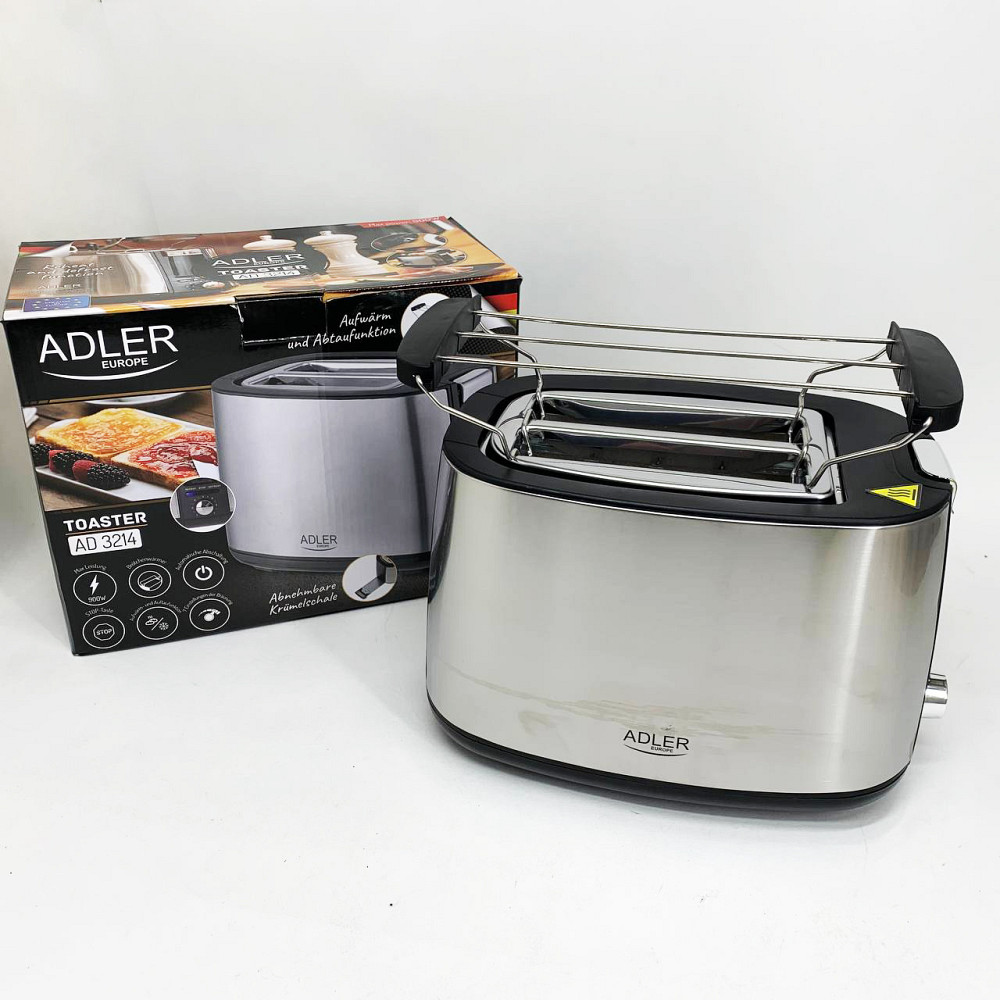 Тостер з функцією розігріву і розморожування Adler, Тостер для офісу та кафе подвійний LW-99 Львів - фото 12