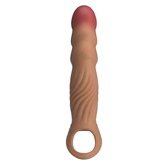 Насадка на член — Pretty Love Vibrating Penis Sleeve Extender Sex Aura Київ