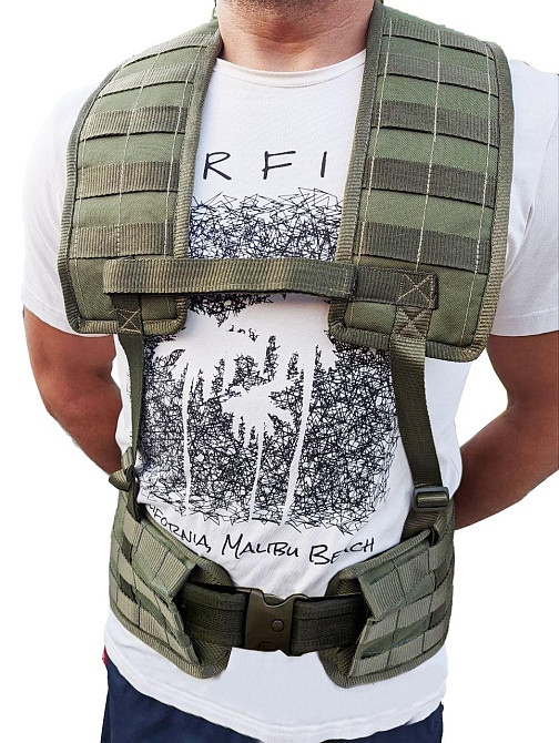 Тактична РПС без ременя (ременно-плечова система), розвантаження (Піксель, Хижак, Олива), продумана  Днепр - изображение 1