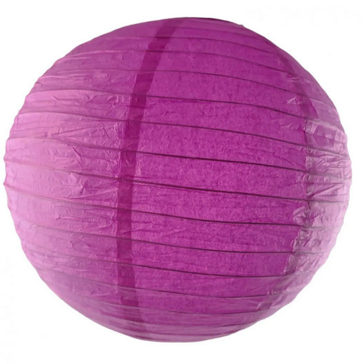 Фонарик бумажный подвесной фиолетовый Киев - изображение 1