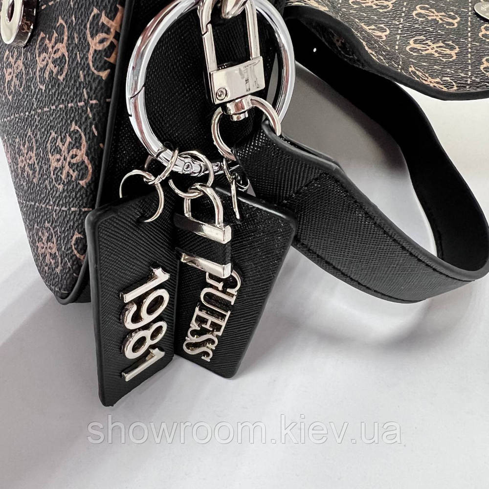 Жіноча сумочка на плече Guess (813019) brown Київ - фото 7