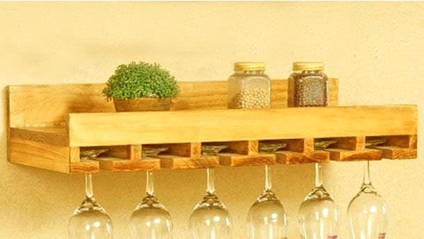 Полиця для келихів "Драпер" каррі Миколаїв - фото 1