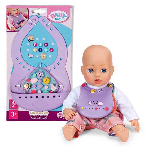 Нагрудник для ляльки Baby Born серії Pinplay – Стильне годування Днепр