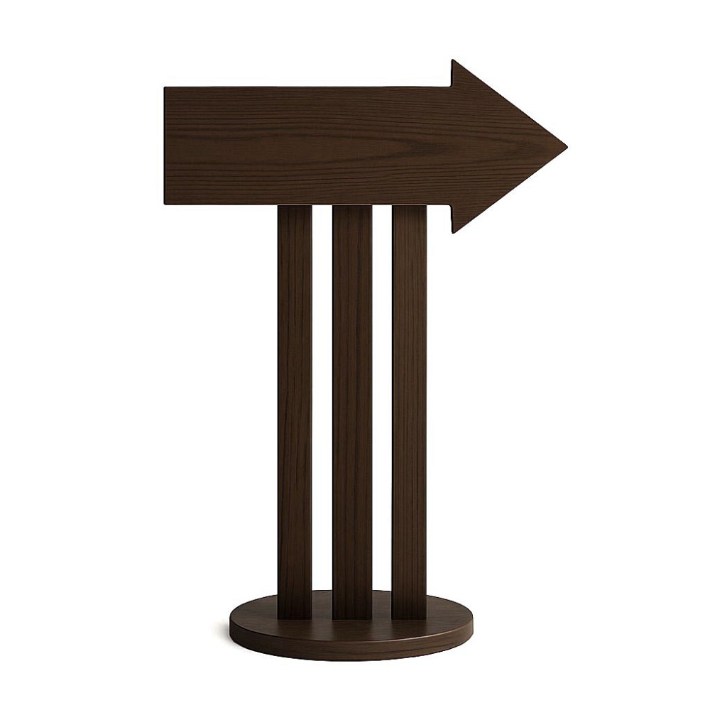 Підлогова стрілка-покажчик "Солуіс" капучино Миколаїв - фото 1