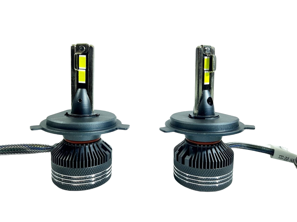 Комплект світлодіодних LED ламп Sanvi V2 H4 (P43t) Canbus 65W 16000Lm 5500K 12V Харків - фото 8