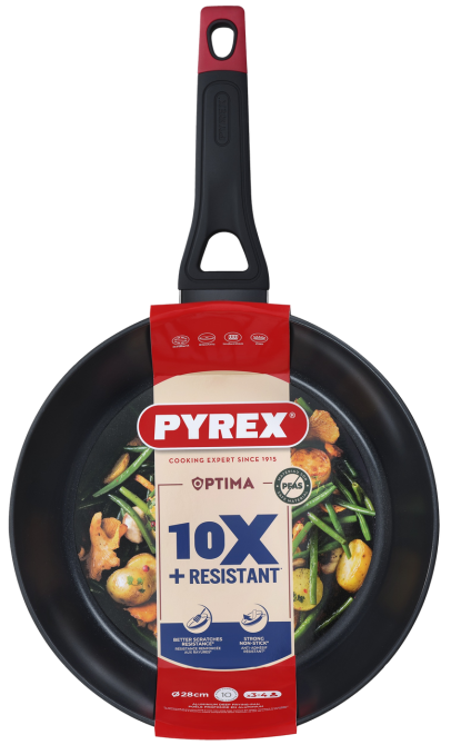 Сковорода Pyrex Optima 28 см, глибока (7120925) Київ - фото 7
