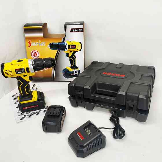 Надежный шуруповерт для бытового использования, Шуруповерт на аккумуляторе с насадками OY-64 Львов