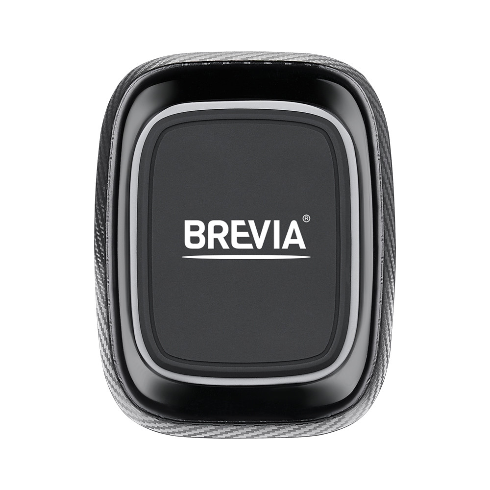 Держатель телефона автомобильный Brevia AirVent Pro MagHold на дефлектор, 4 магнита, черный Львов - изображение 3