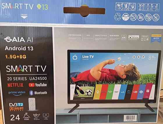 Телевізор 4К Самсунг 24 дюйми SMART TV Wi-Fi Андроїд 13 IPS телевізор. Київ