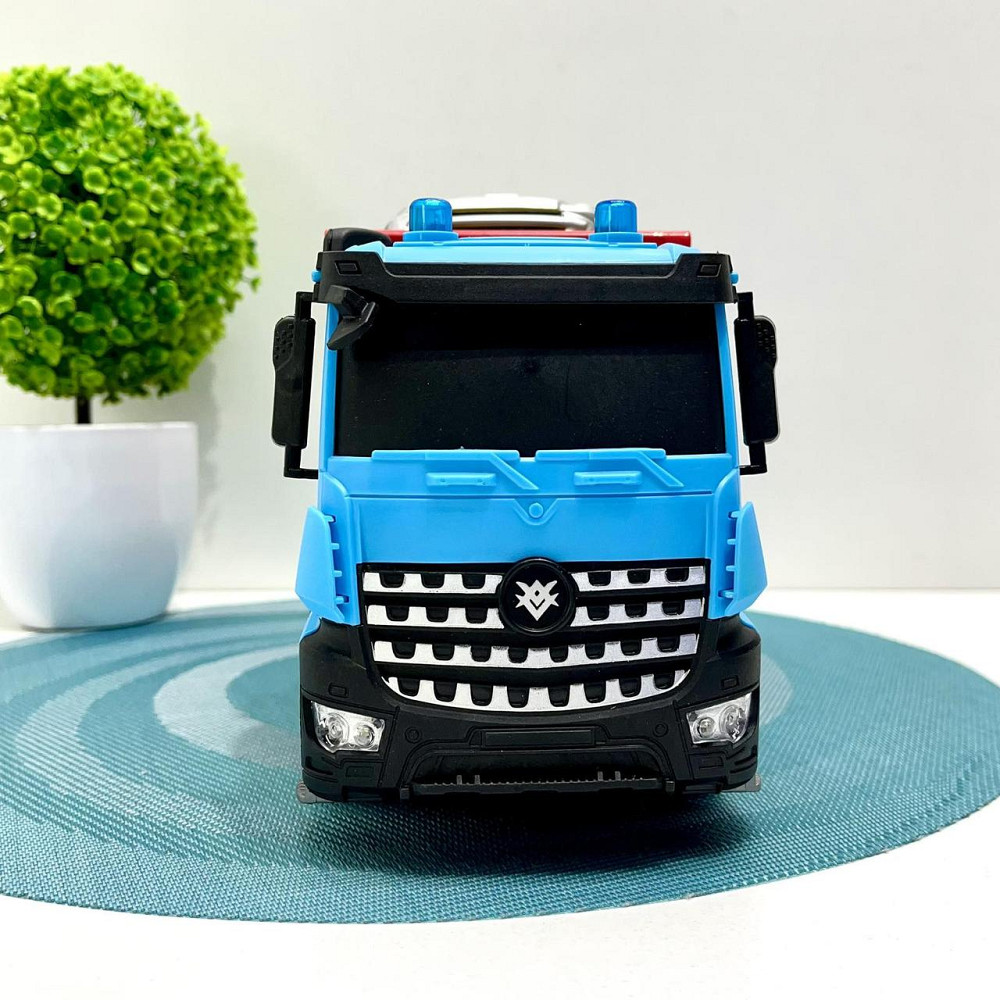 Машина Екскаватор на радіокеруванні масштаб 1:14 30 см Блакитна із жовтим (YJ-118-3-5) Чернігів - фото 5