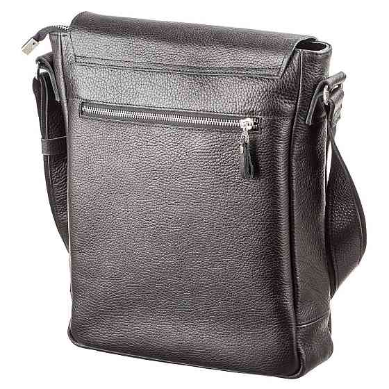 Сумка SHVIGEL 11080 из натуральной кожи Черная Киев