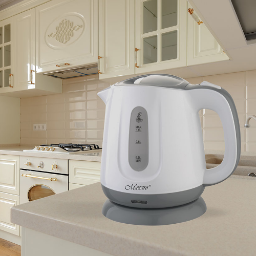 Електрочайник 1,0л 900-1100W (диск) сірий MR-013-GREY Maestro Житомир