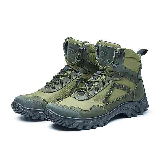 Черевики тактичні, берці. Шкіряні, кордура. Міцні. 205-Хакі 46 (30,5) Харків