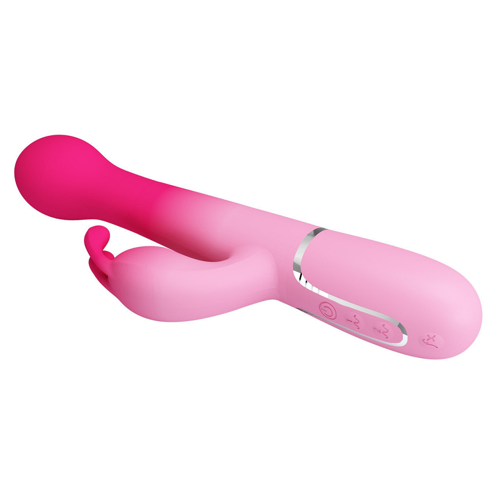 Вибратор-кролик 3 в 1 PRETTY LOVE Dejon вибро, ротация и фрикции, розовый Sex Aura Киев - изображение 6