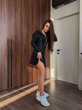 Жіноча стильна повсякденна сукня з кантом еластичний трикотаж пума Одеса