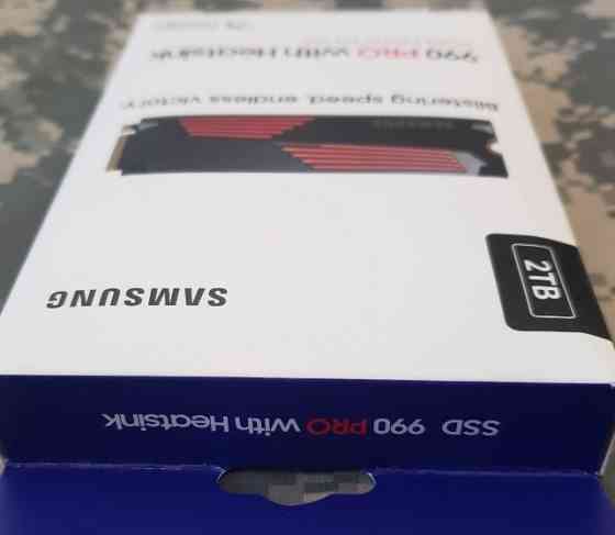 ОРИГІНАЛ!!! SSD Samsung 990 Pro with HEATSINK 2TB M.2 NVMe MZ-V9P2T0BW. Київ