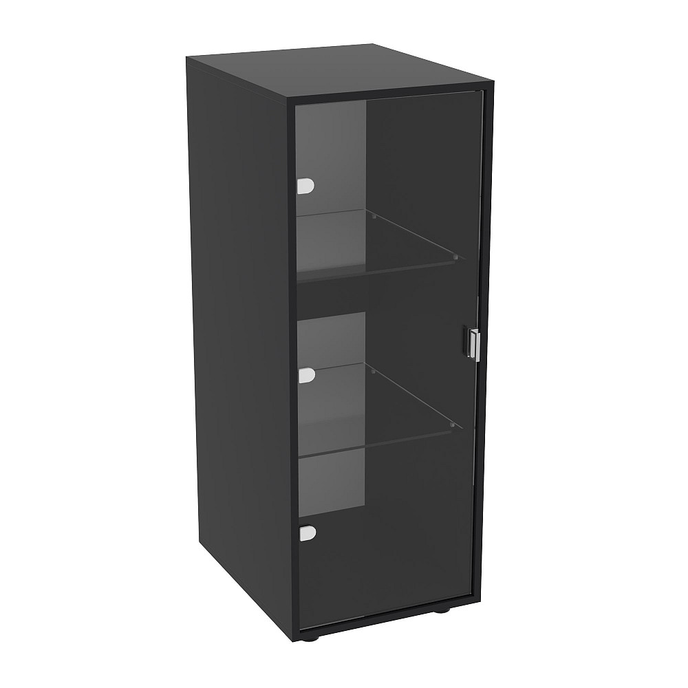 Пенал со стеклом Hugo H-5, Антрацит, 420/520/1100 Львов - изображение 1