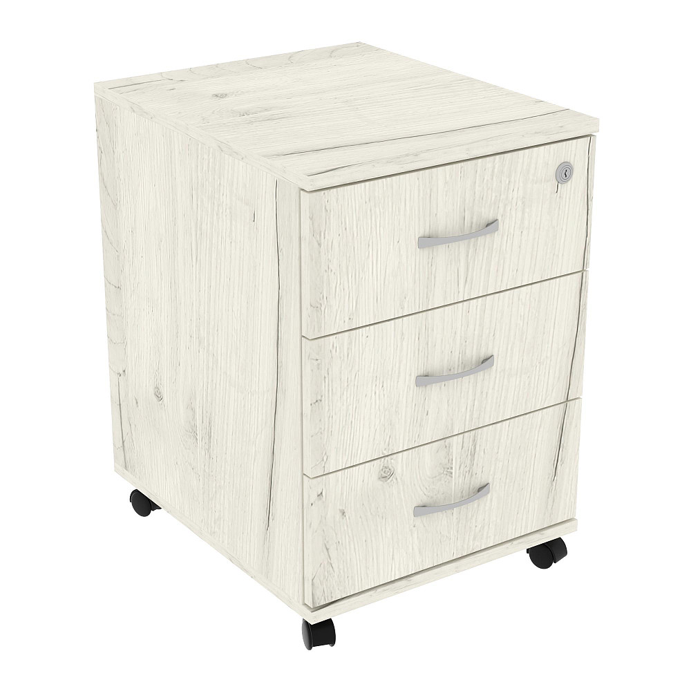 Тумба офисная ТМ-2, Дуб Крафт Білий, 400/480/590 Львов - изображение 1