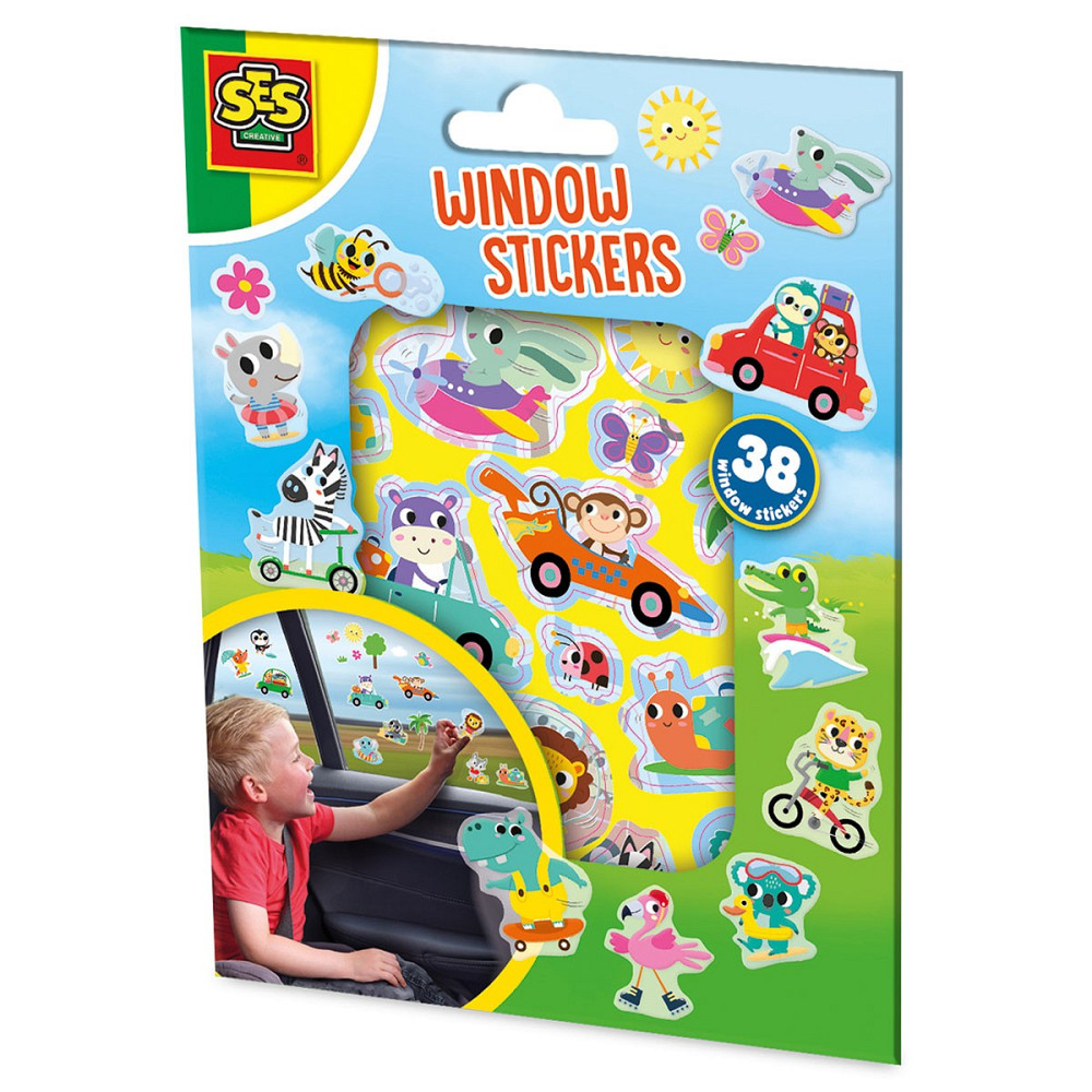 Набір наліпок на вікна – Веселі тварини Дніпро - фото 1