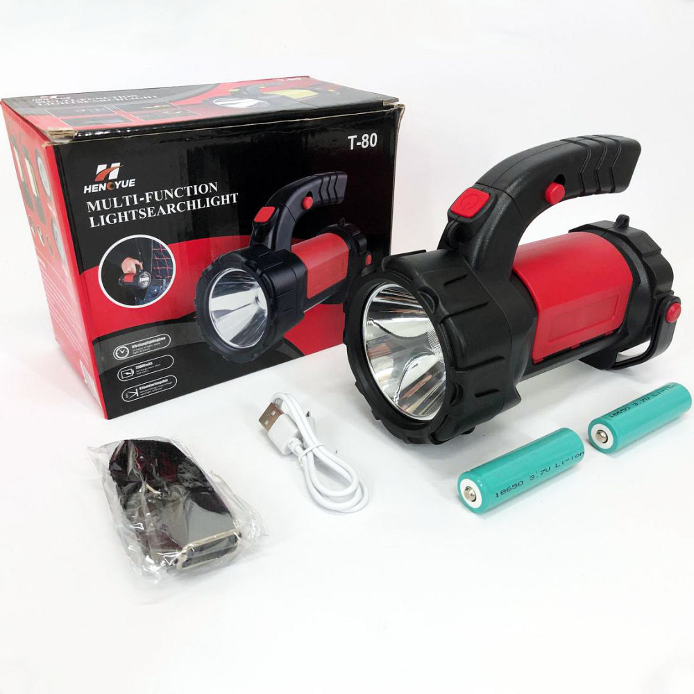 Ліхтарик світлодіодний для туриста T80C-5W+COB, Портативний акумуляторний ліхтар AP-791 для кемпінгу Київ - фото 10