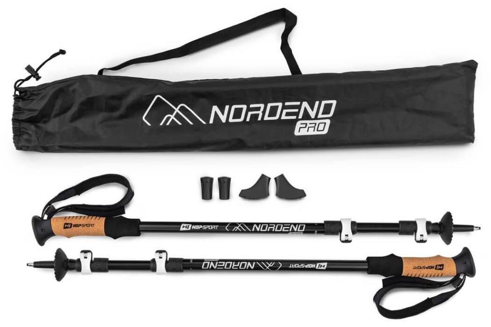 Треккинговые палки Hop-Sport Nordend Pro черные Киев - изображение 2