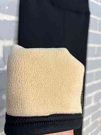 Лосини жіночі Alia 915 дайвінг широкий пояс висока талія утеплені на хутрі чорні , чорний, L Київ