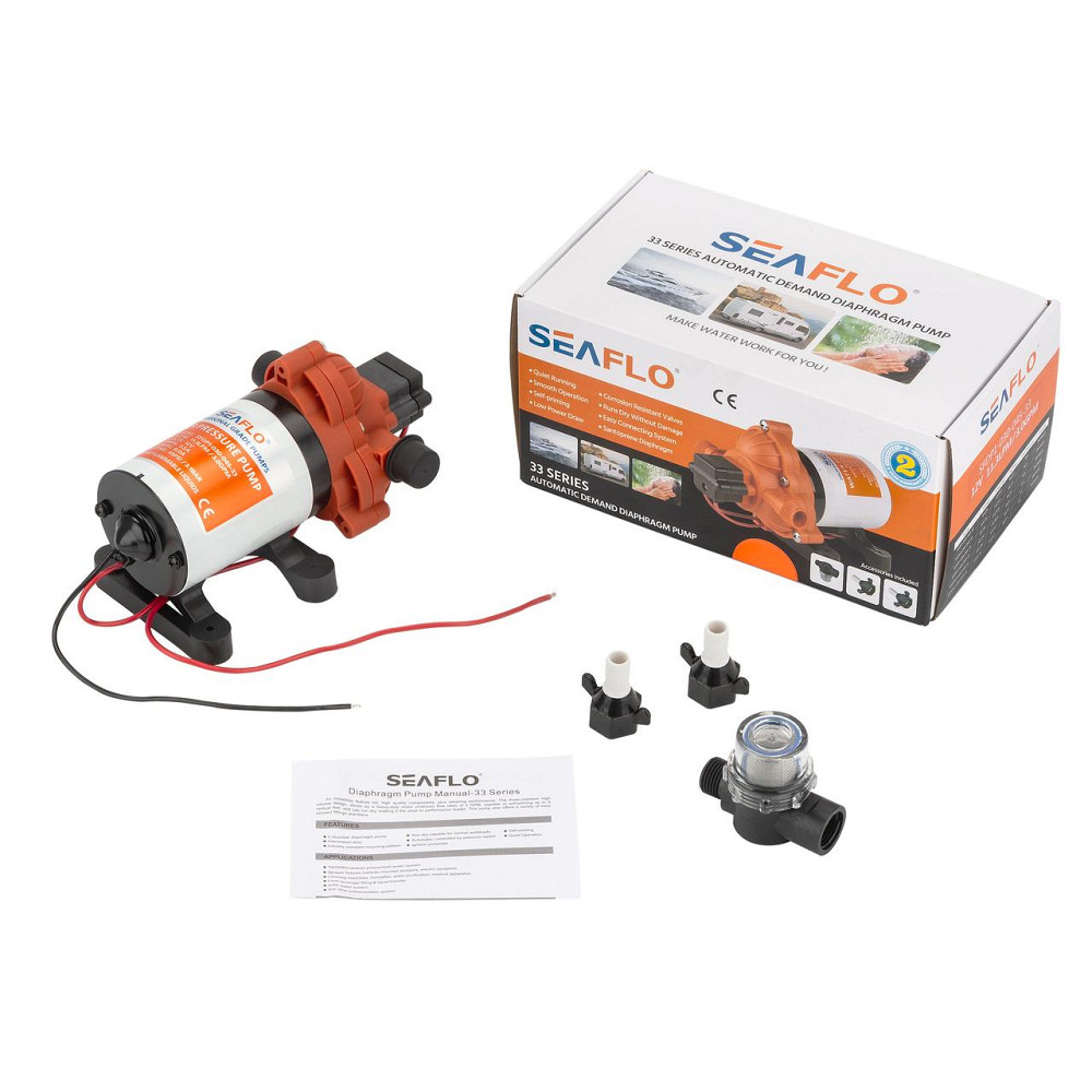 Діафрагмова помпа SFDP1-030-045-33 SEAFLO автоматична Київ - фото 3