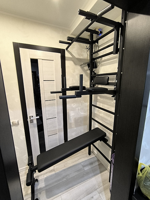 Профілактор дошка для спини хребта тренажер шведська стінка оздоровча ЛФК турнік бруси лава Кам'янське - фото 2