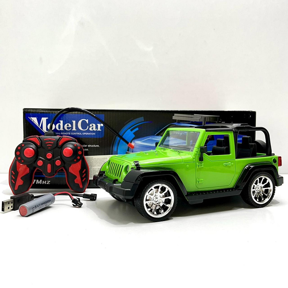 Джип позашляховик з гумовими колесами на радіокеруванні Зелений (9088-6AD) Чернігів - фото 3