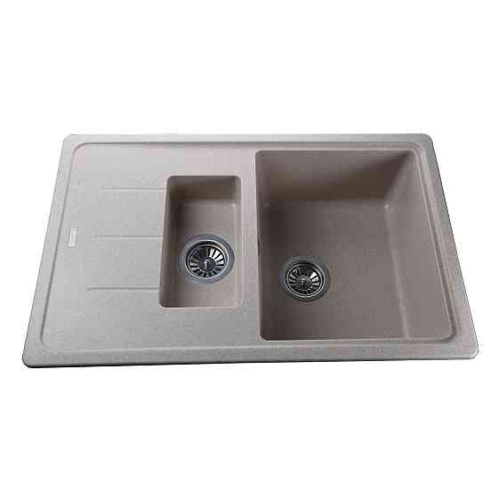 Гранітна мийка Globus Lux IZEO піщаний 780x500мм-А0004 Київ