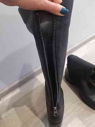 Женские зимние сапоги Б/У натуральная кожа, натуральный мех Германия (европейка) - 38 размер - стелька 24,5см Киев