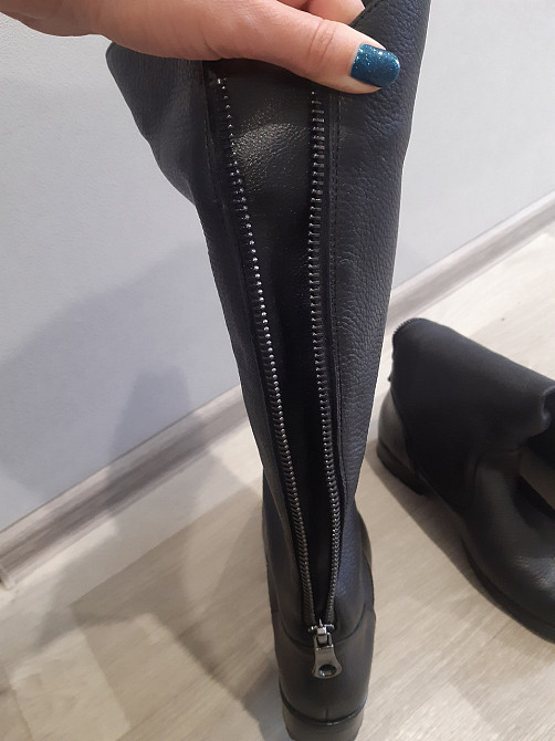 Женские зимние сапоги Б/У натуральная кожа, натуральный мех Германия (европейка) - 38 размер - стелька 24,5см Киев - изображение 4