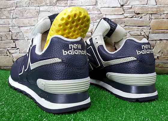 Мужские кроссовки New Balance Black/White ML574EGK ,кожа,оригинал   p.45-29см Киев