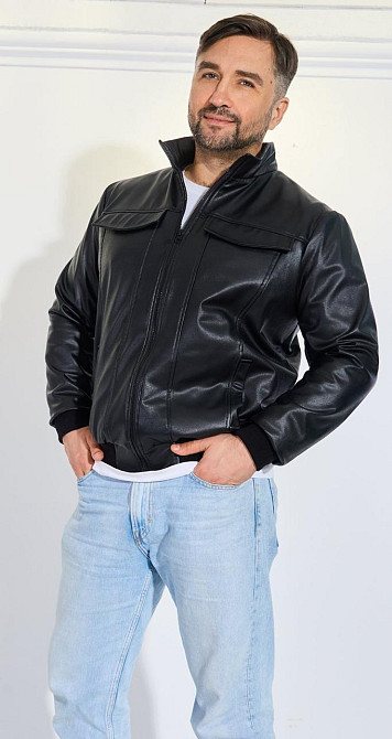 Мужская куртка из эко кожи на замше (58) Киев - изображение 5