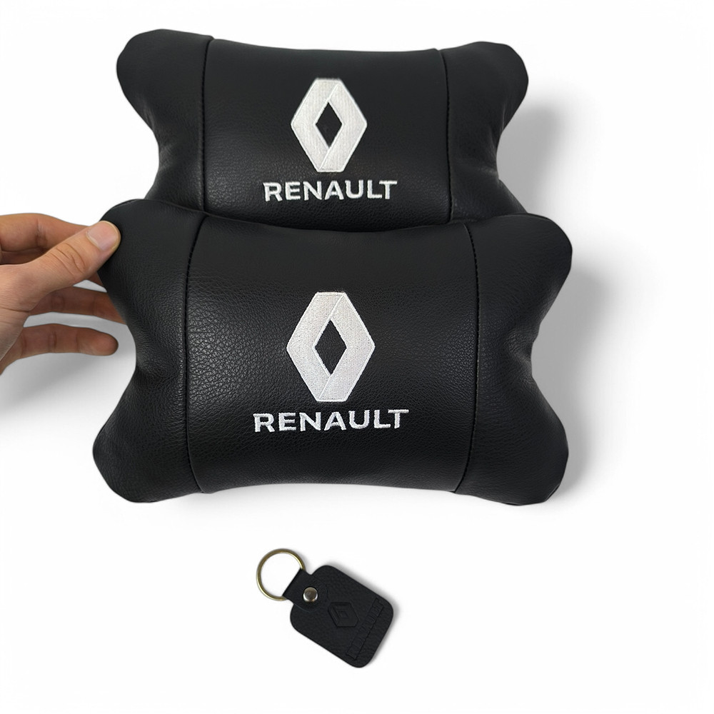Подушка під шию для автокрісла Renault, Подушка з логотипом бренду, Подушки для підголівників в машину YE-94 Івано-Франківськ - фото 4