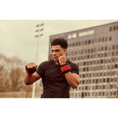 Обважнювач Reebok Flexlock Wrist Weights чорний, червоний RAWT-11261 1.0 кг (885652017190) Вінниця - фото 8