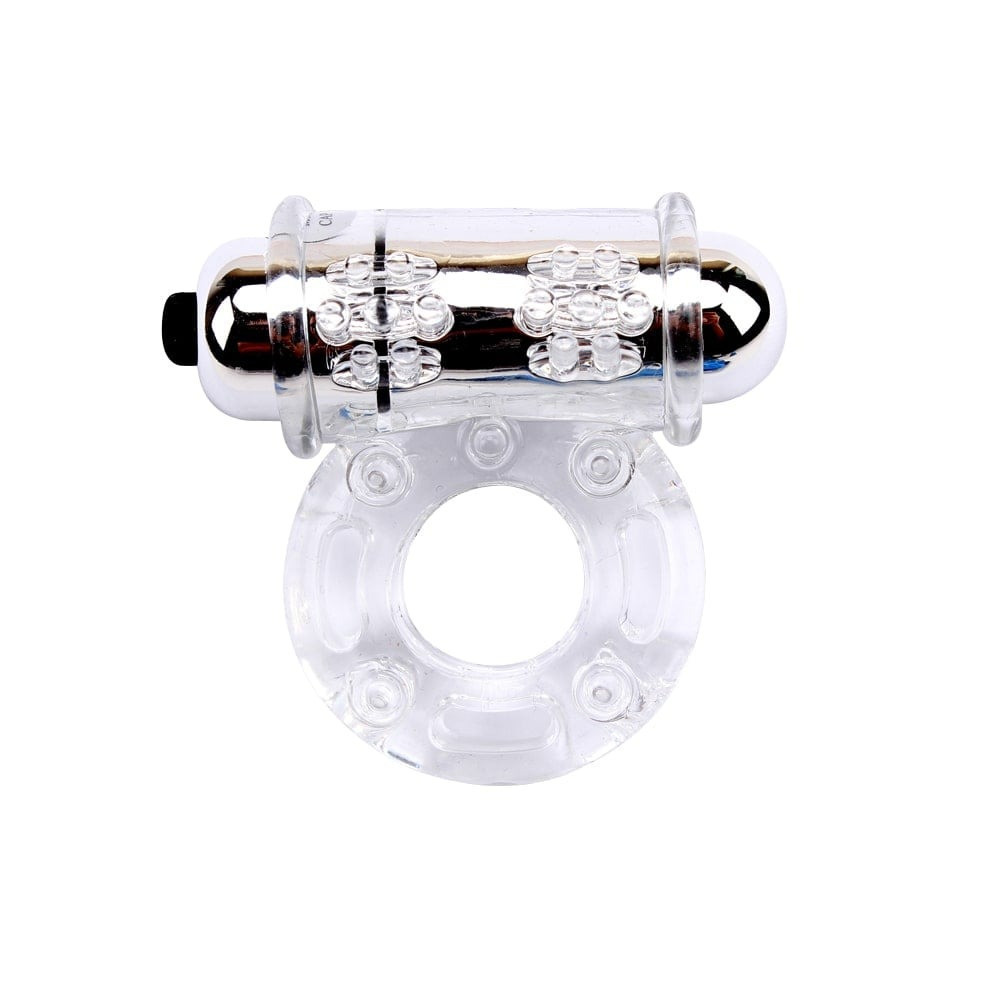 Эрекционное виброкольцо Chisa Get Lock Vibrating Bull Ring, прозрачное Sex Aura Киев - изображение 2