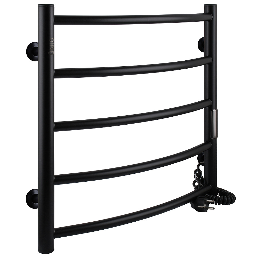 Рушникосушарка UNIO LD ЕU 500-500-5 BLK Драбинка Дуга електро чорна Тернопіль - фото 3