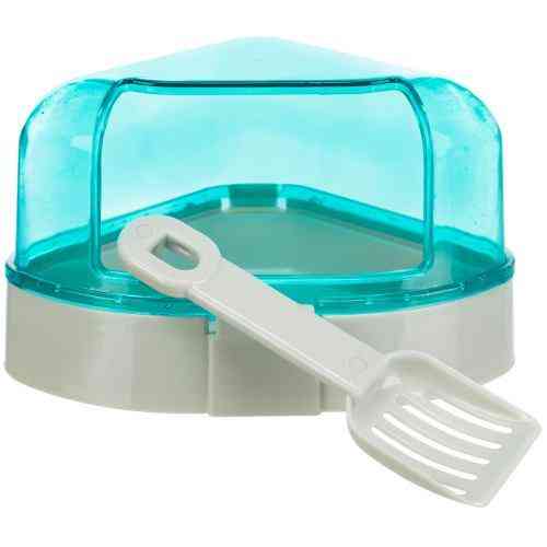 Туалет Trixie для грызунов, угловой, 14x8x11 см (пластик) Винница