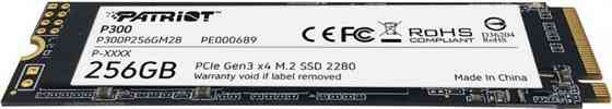 Накопичувач SSD  256GB Patriot P300 M.2 2280 PCIe 3.0 x4 NVMe TLC (P300P256GM28) M.2 2280 Харків
