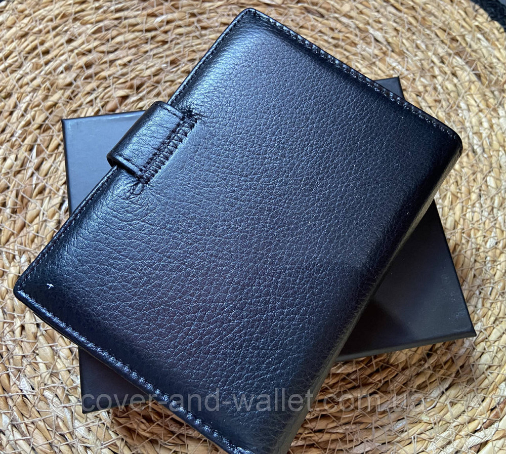 Мужской кожаный портмоне с отделением для паспорта и авто документов на магнитах Marco Coverna M118-1 Киев - изображение 2