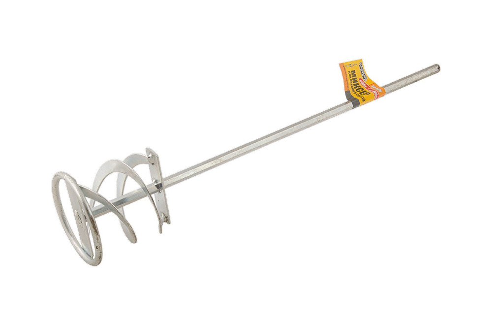 Міксер будівельний для фарб та сумішей MASTERTOOL стрічковий HEX Ø 80 мм L 400 мм 80-0018 Коломия - фото 1