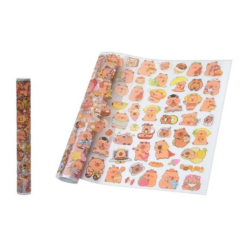 Дитячий набір наліпок "Капібара" YG0321, 69,5х26,5 см Вінниця - фото 1