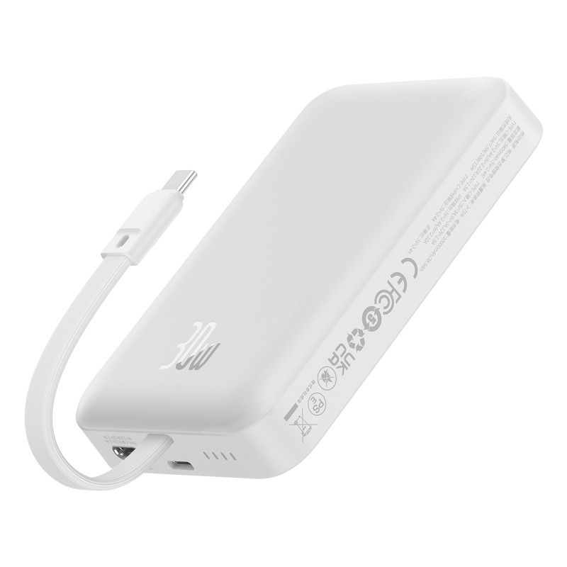 Павербанк 10000 mAh Baseus Mini 30W P1002210B223-00 быстрая зарядка магнитная беспроводная зарядка power bank повербанк Одесса - изображение 8