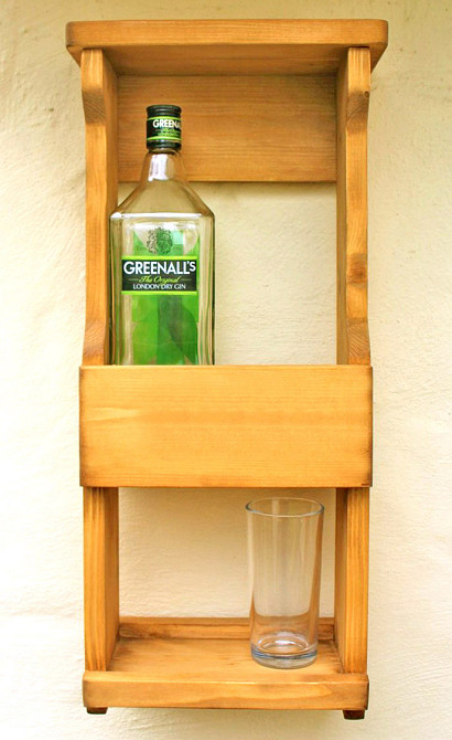 Настінна винна полиця "Тиба" каррі Миколаїв - фото 1